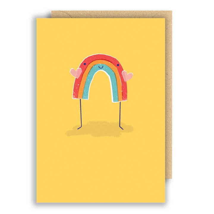 Carte d'anniversaire RAINBOW - Gamme Squeeze the Day pour la vente par Meraki Greeting Cards