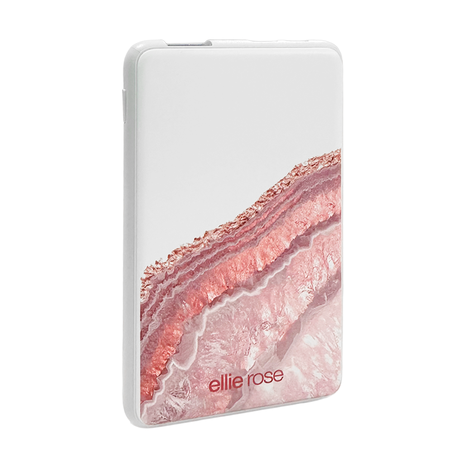 Ellie Rose - Wholesale Portable Charger - Power Bank Charger - Rose Gold Agate1