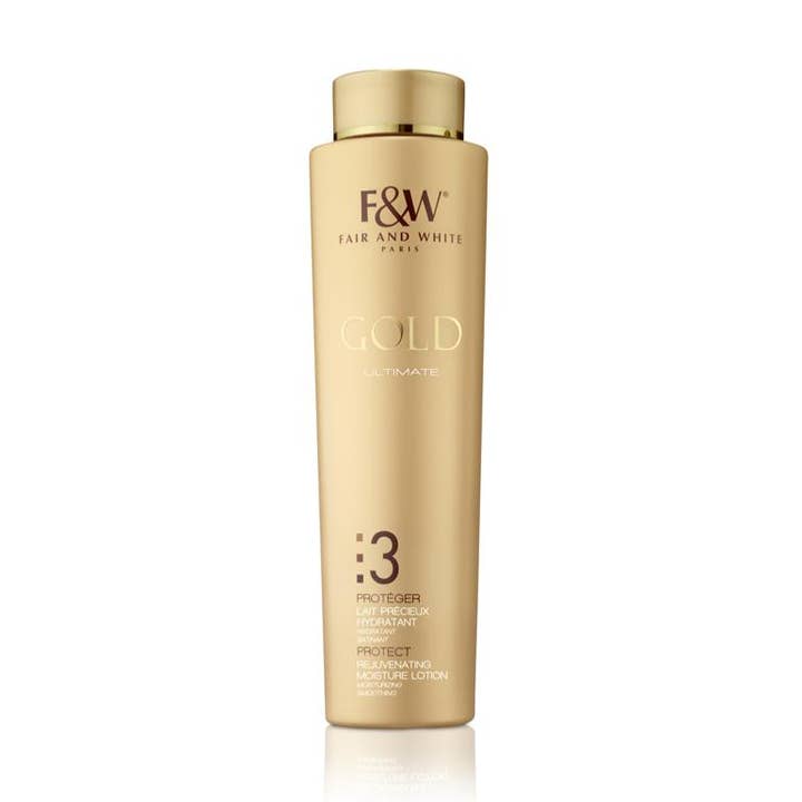 Fair & White 3: Gold Rejuvenating Moisture Lotion | Silky Sk for wholesale by Mitchell Brands