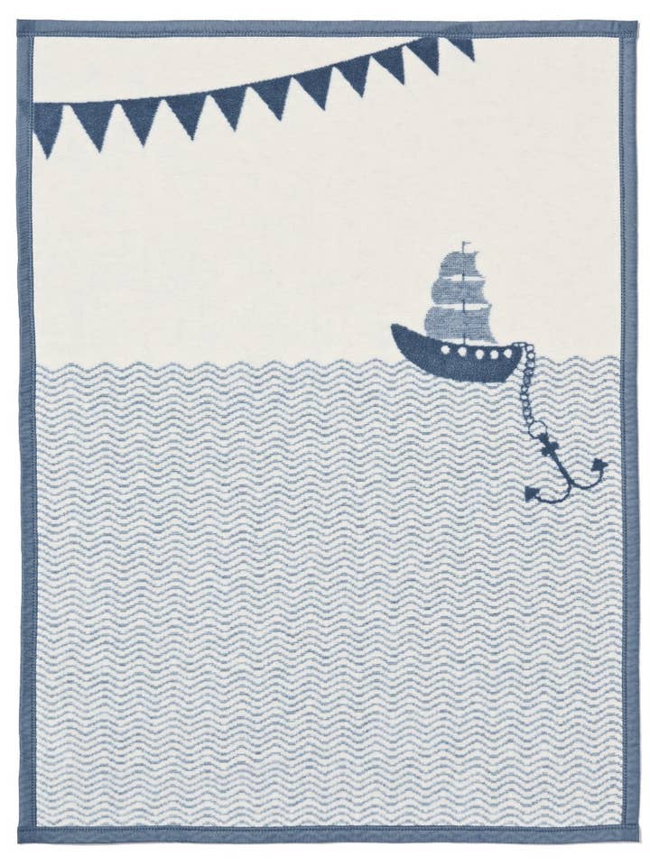 ChappyWrap - Wholesale Bedding Blanket - Kids & Baby - Ahoy Matey Mini Blanket