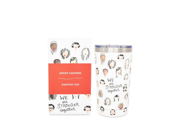 Artist Canteen x Kimothy Joy Stronger Together Tumbler 16oz for wholesale by Kimothy Joy