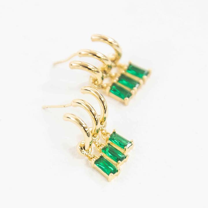 Lovoda - Wholesale Hoop Earrings - Into the Forest Tri Hoop Earrings