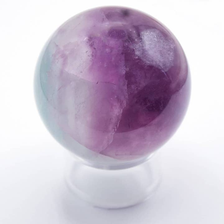 Tiny Rituals - Wholesale Spiritual Stone/Crystal - Rare Rainbow Fluorite Spheres - AAA Premium Quality89