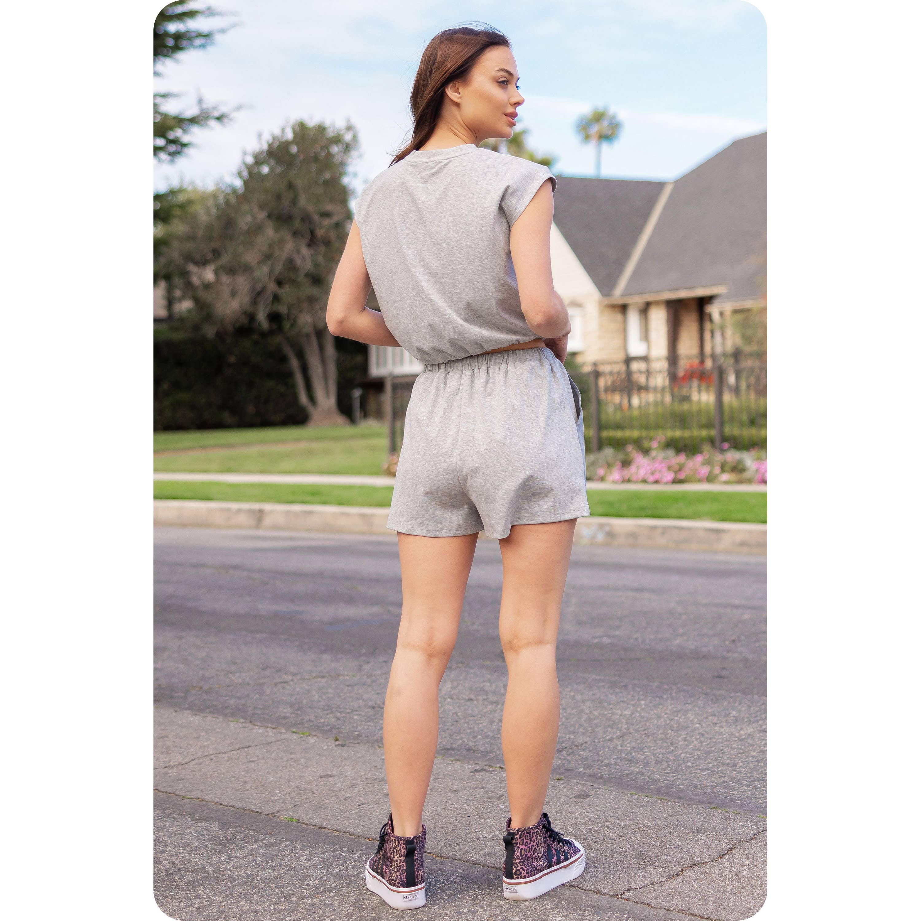 Strut & Bolt - Wholesale Knit Top - Women's - Drawstring Knit Cap Tee Top10