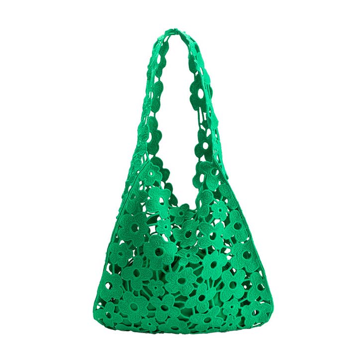 Melie Bianco - Wholesale Shoulder Bag - Women's - Aster Watermelon Floral Shoulder Bag