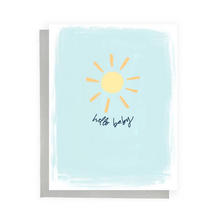 Instead of Ashes - Wholesale Baby Card - Hello Baby  - Sunshine Card0