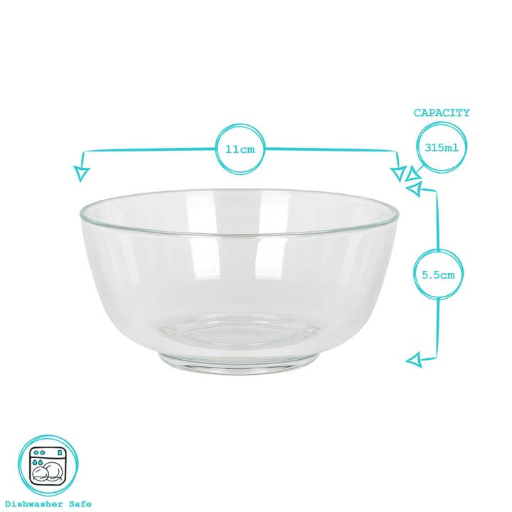 Rinkit Pty Ltd - Wholesale Bowl - Glass Snack Bowl - 11cm4