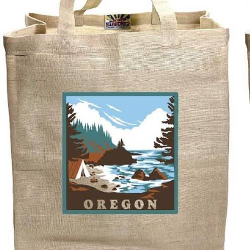 OR Coast Jute Fiber Shopping Bag for wholesale by Stardust Sustainables