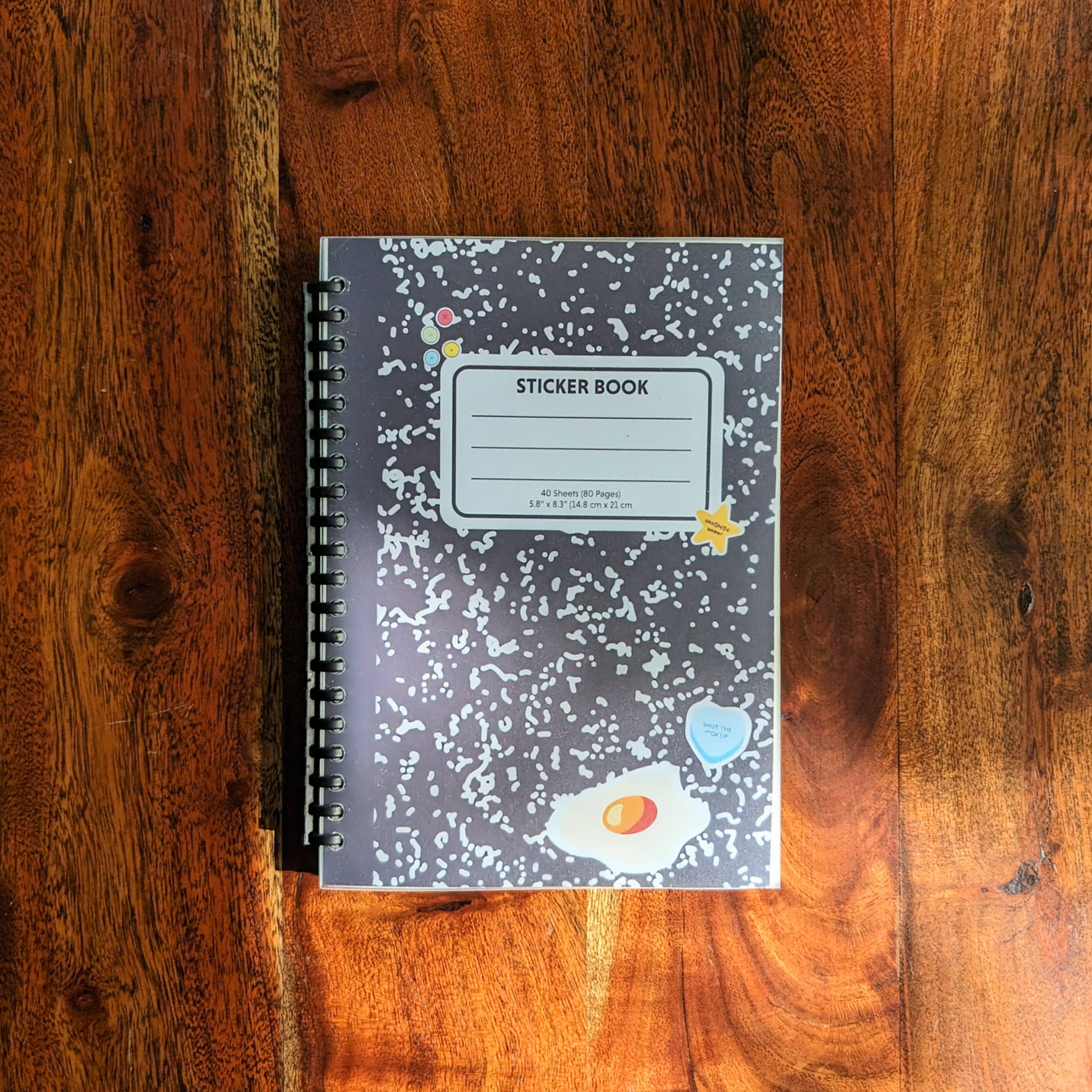 NMC Design Studio - Wholesale Sticker - Composition Sticker Book - Reusable Sticker Storage