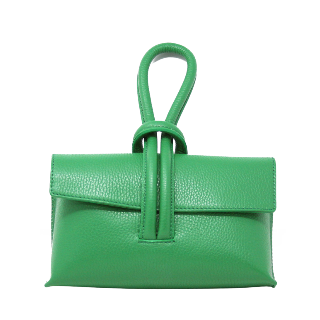 German Fuentes Handbags - Wholesale Pouch - Women's - GF0467 GENUINE ITALIAN LEATHER  WRISTLET BAG5