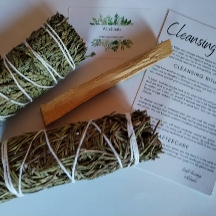 Witchuals - Rituals & Spellwork Apothecary - Wholesale Sage Bundle - Blue Sage Smudge Stick2
