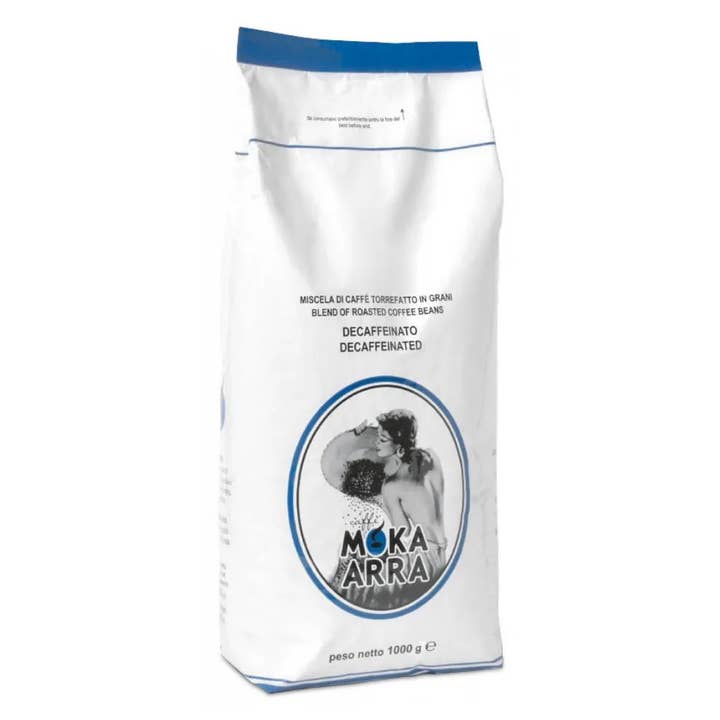 Metina SAS - Wholesale Instant Coffee/Espresso - Moka Arra Coffee Bar Blend Decaffeinated - grains 1000 grams