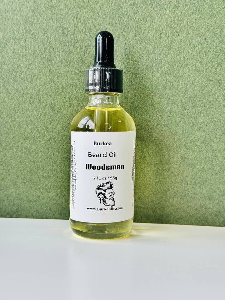 Woodsman Beard Oil 2 FL oz for wholesale by Burkea llc