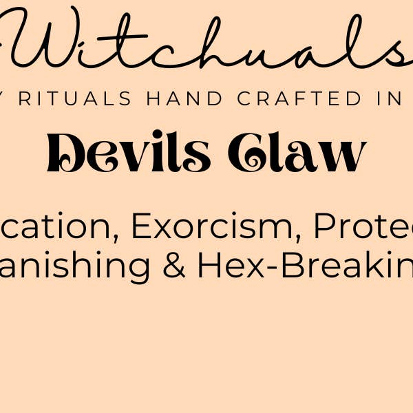 Witchuals - Rituals & Spellwork Apothecary - Wholesale Meditation Supplies - Devils Claw