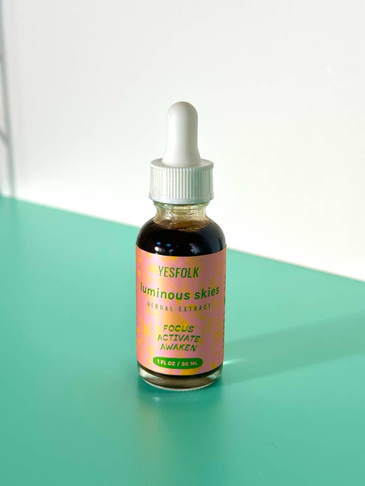 Luminous Skies Herbal Extract for wholesale by Yesfolk Tonics