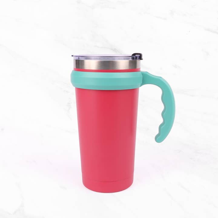 Myga – wholesale Insulated mug/tumbler – CAPRI Insulated Coffee Cup with metal straw6