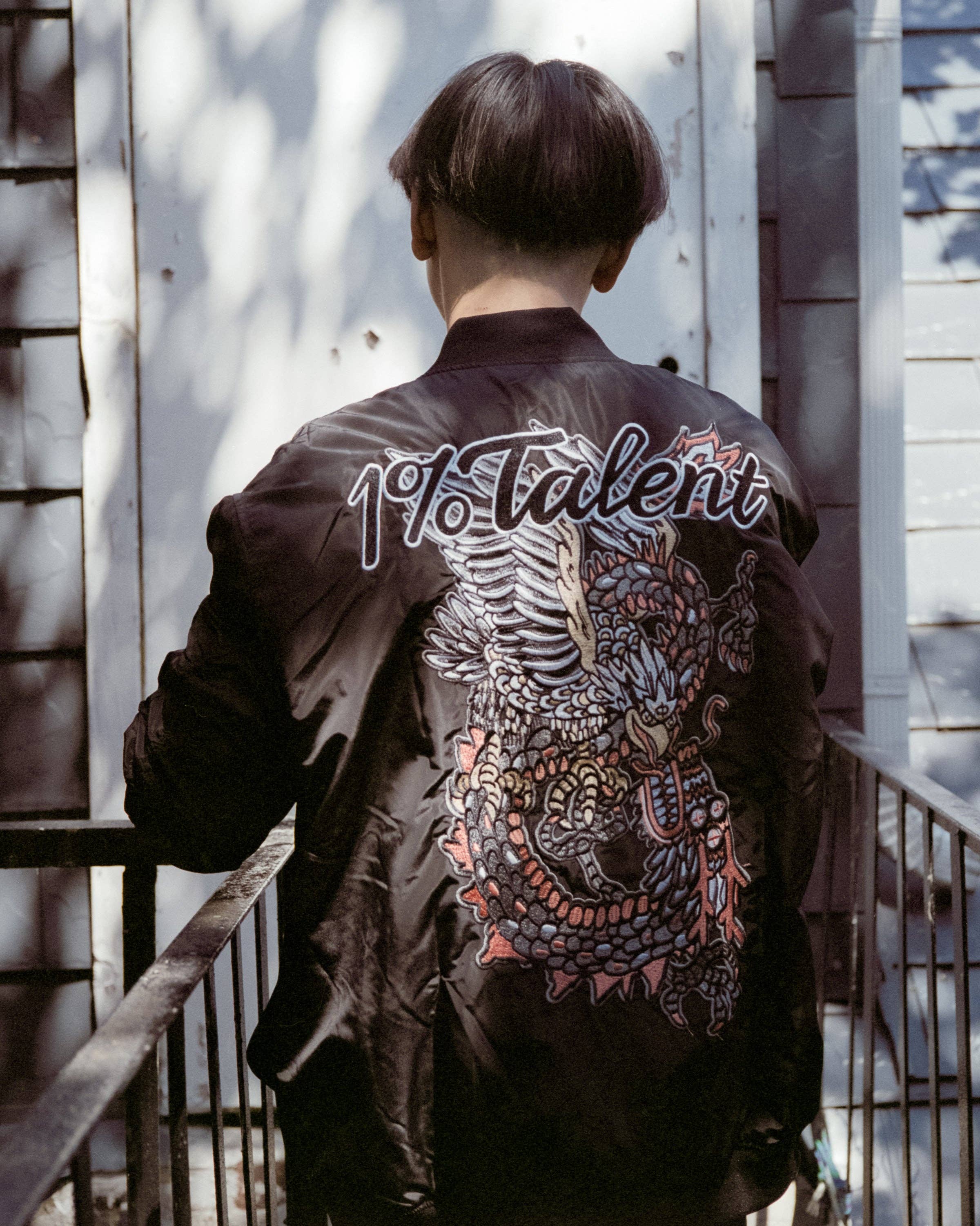 1% Talent - Wholesale Bomber Jacket - Women's - 1%talent Dragon + Eagle Bomber Jacket6