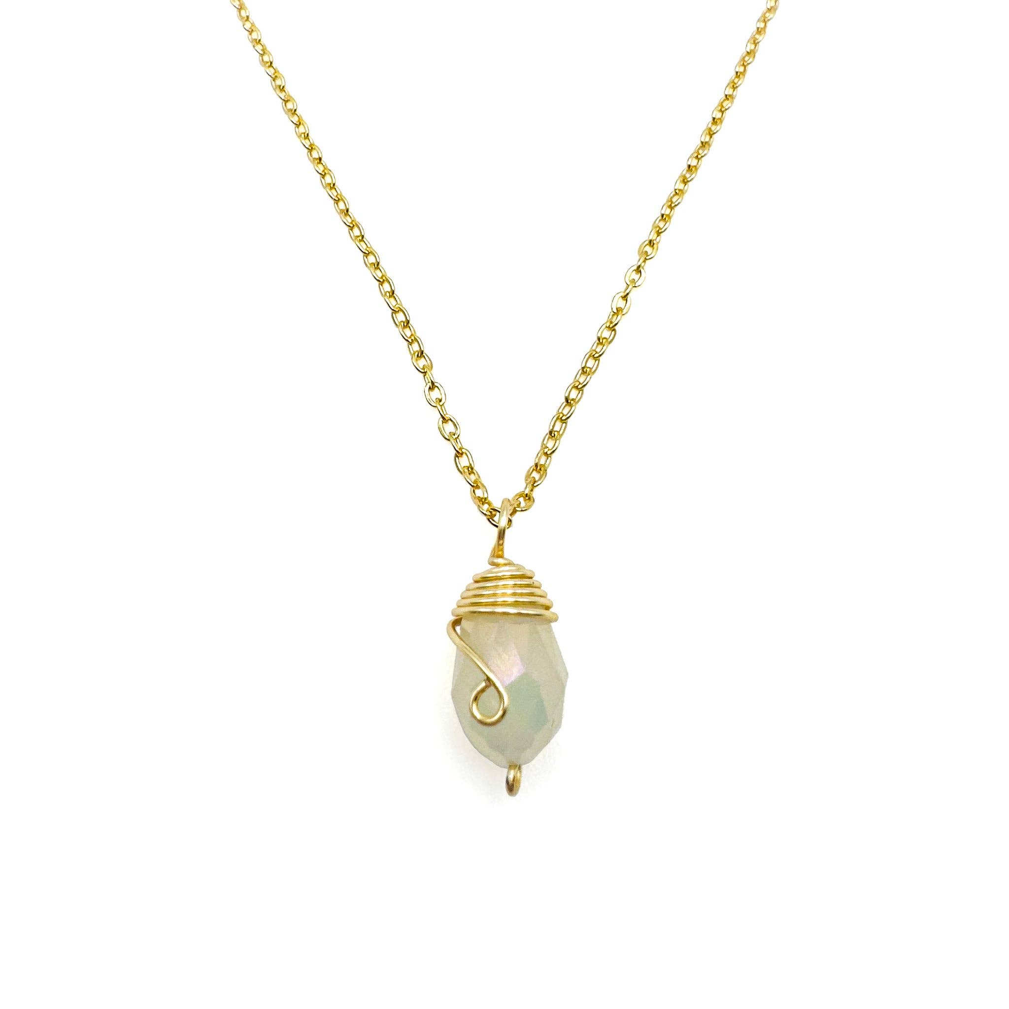 Alegria Accessories Inc. - Wholesale Pendant/Charm Necklace - Gold Birthstone necklace5