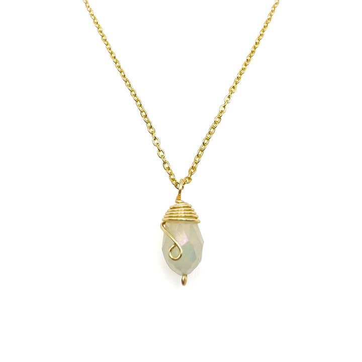 Alegria Accessories Inc. - Wholesale Pendant/Charm Necklace - Gold Birthstone necklace5