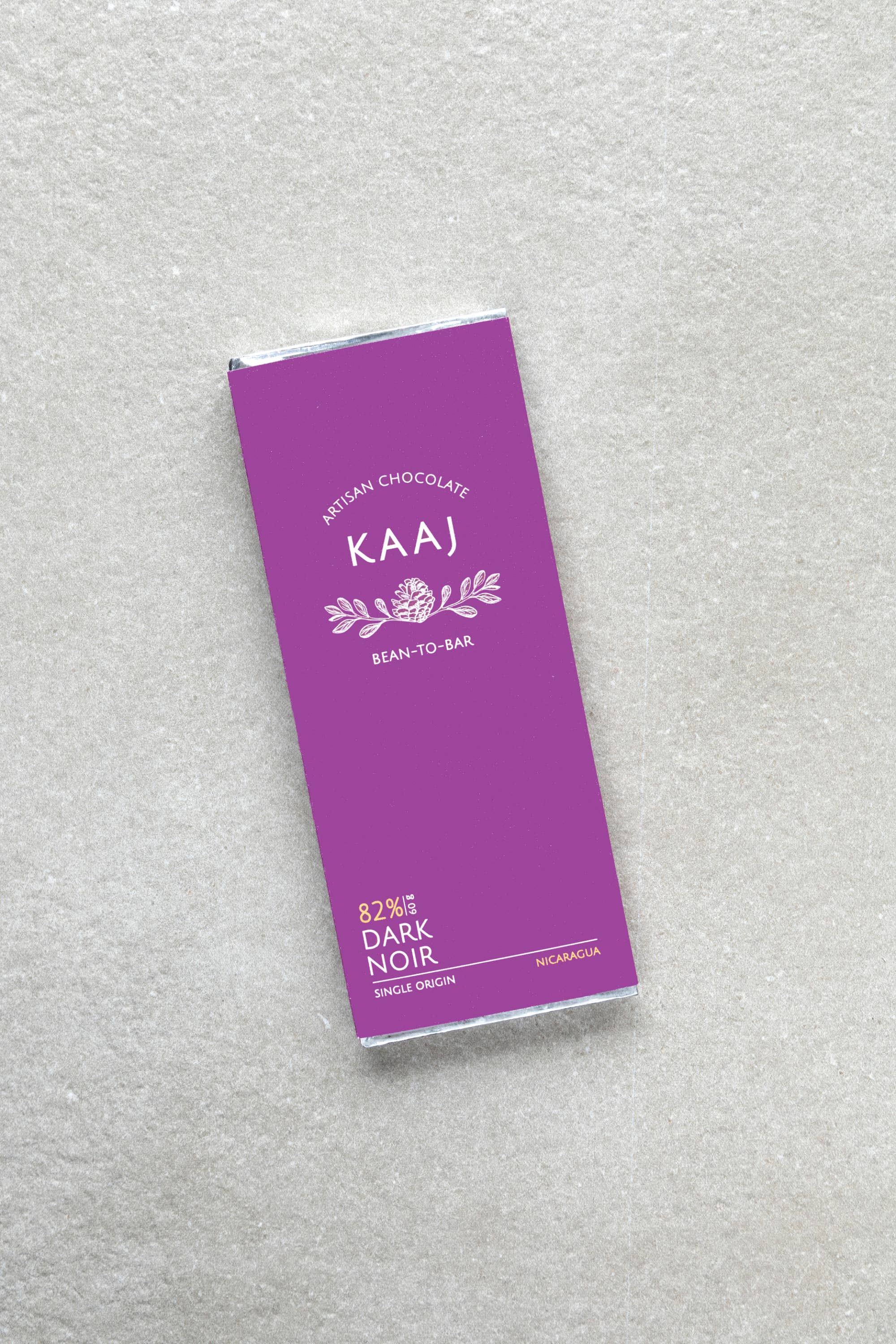Kaaj Artisan Chocolate - Wholesale Chocolate Bar - Dark 82% Nicaragua O'Payo2