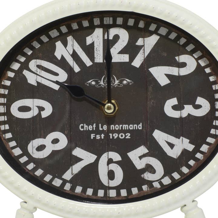 Deco Marché - Wholesale Wall Clock - Vintage Black Metal Clock Set5