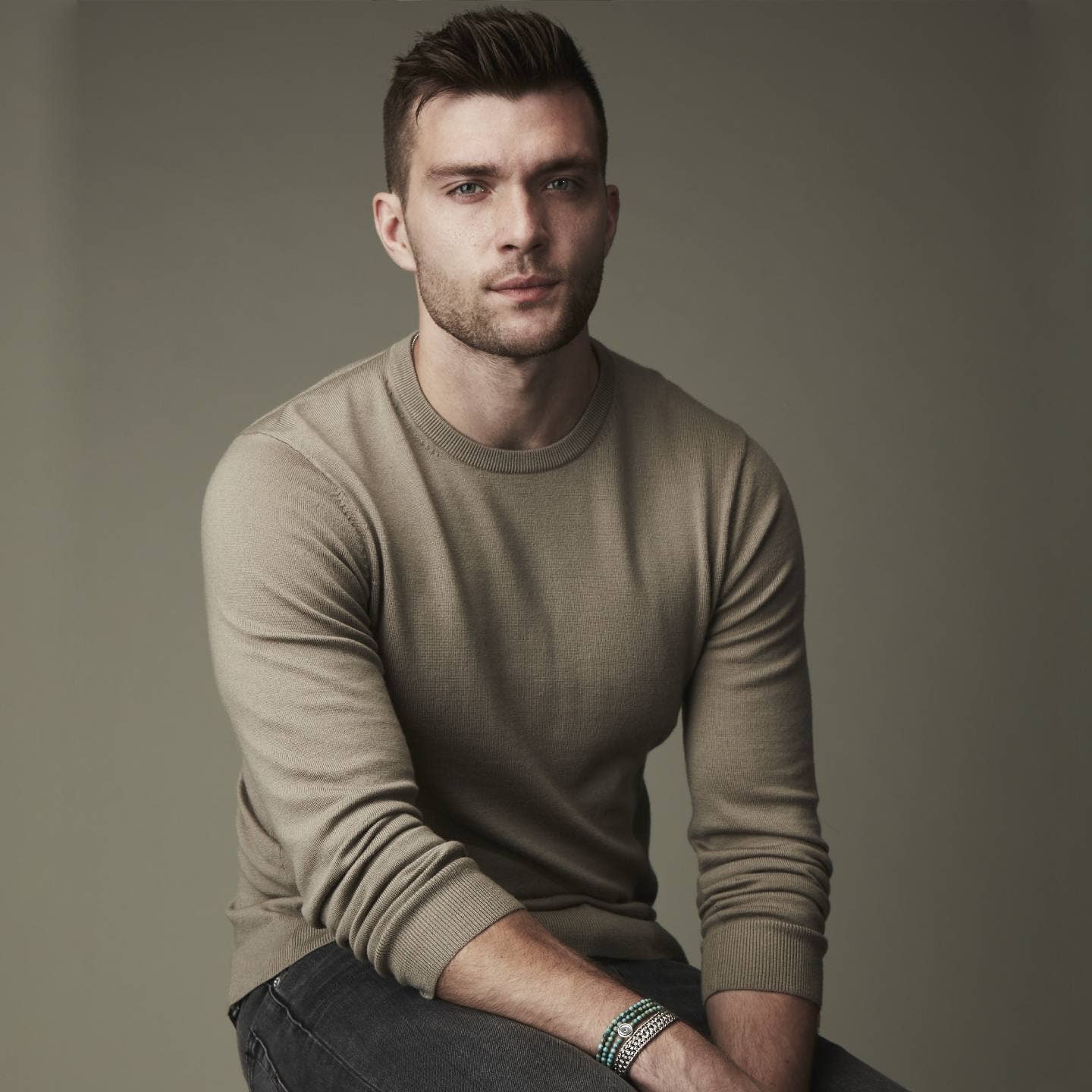 Bhoma - Mens Designer Jewelry - Wholesale Jewelry - Men's - Thursday Stack: Mens Silver and Turquoise Bracelet2