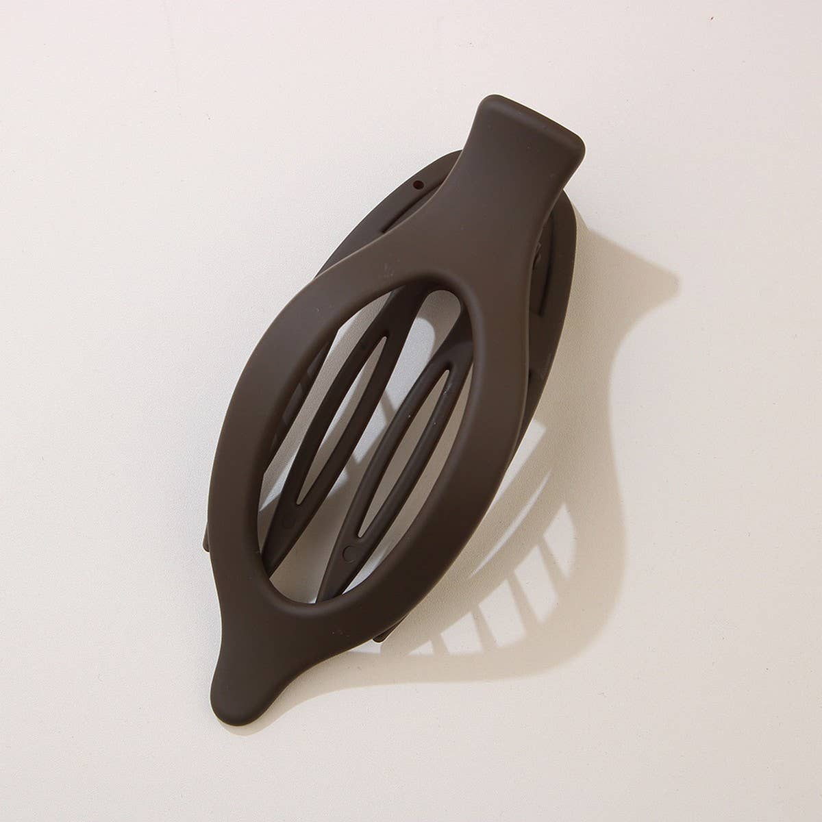 ACCITY - Wholesale Hair Clip - Women's - Glossy Matte Oval Hair Clip-Large Duckbill Style_CWAHA074797