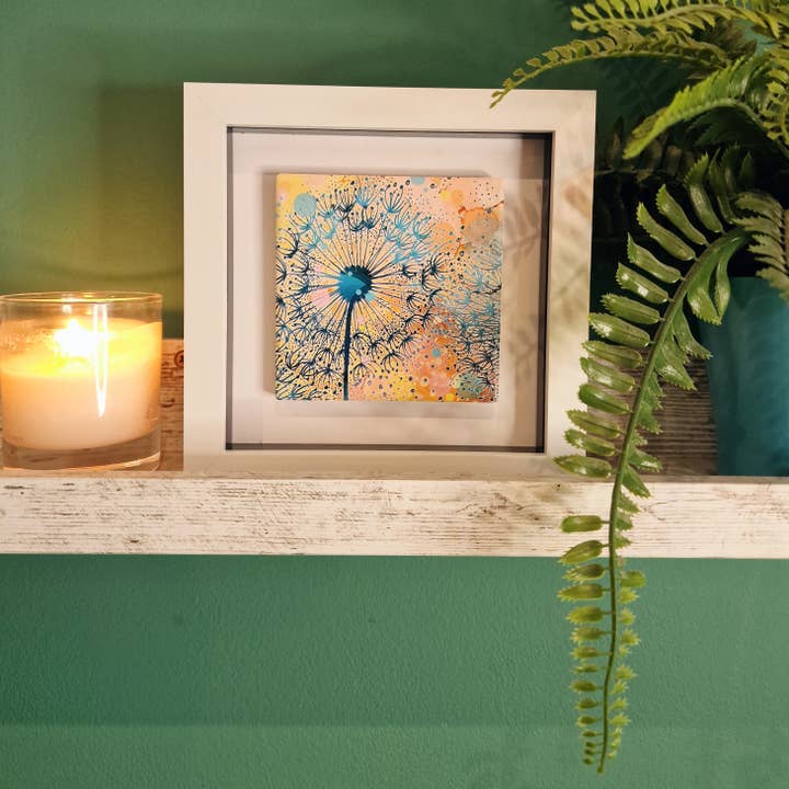 77-SP Oranje paardenbloem Kleine Foto voor wholesale door By Jo Crafts