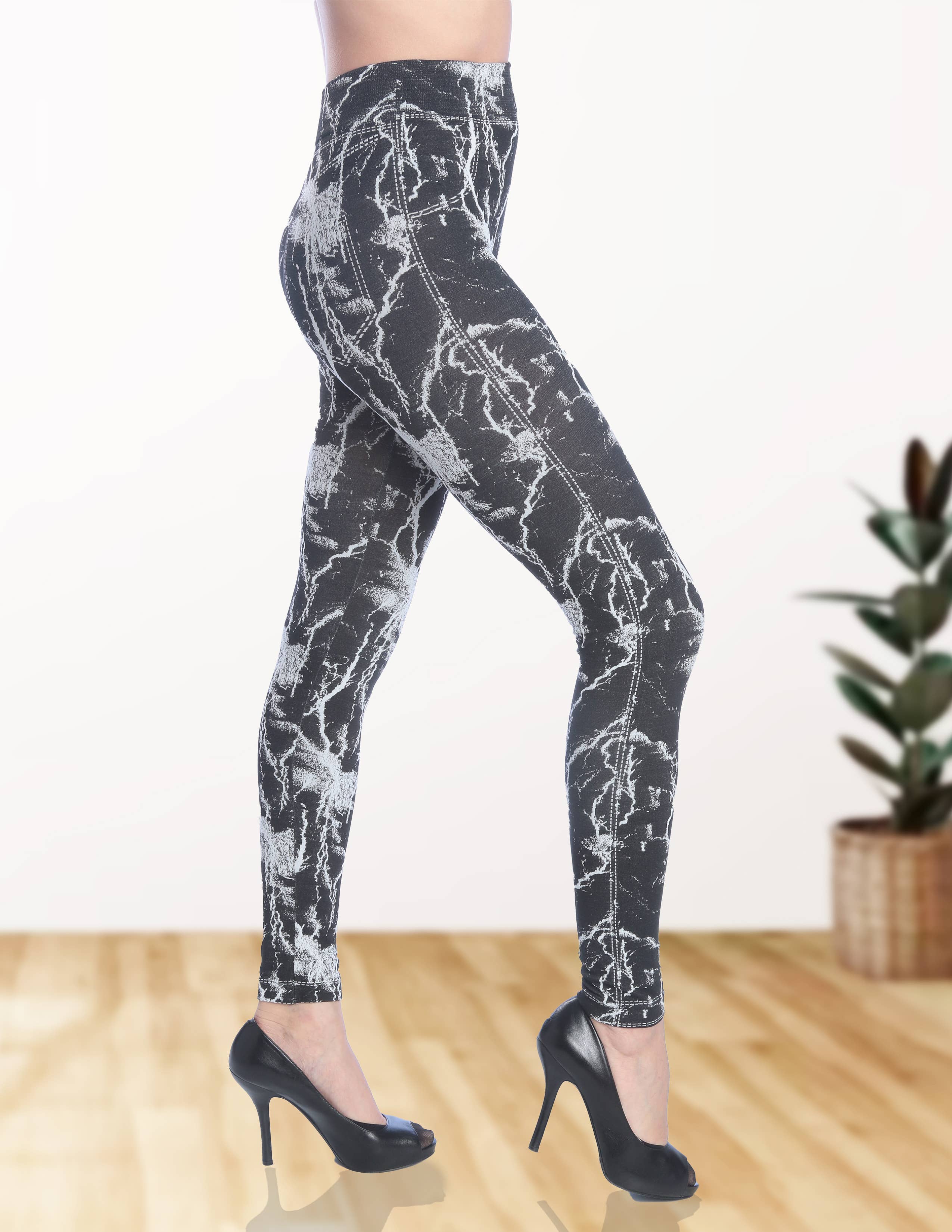 Isadora, Tipi toe, & James Fiallo - Wholesale Fashion Leggings - Women's - Women's Isadora Hacci Knit Fashionable Leggings0