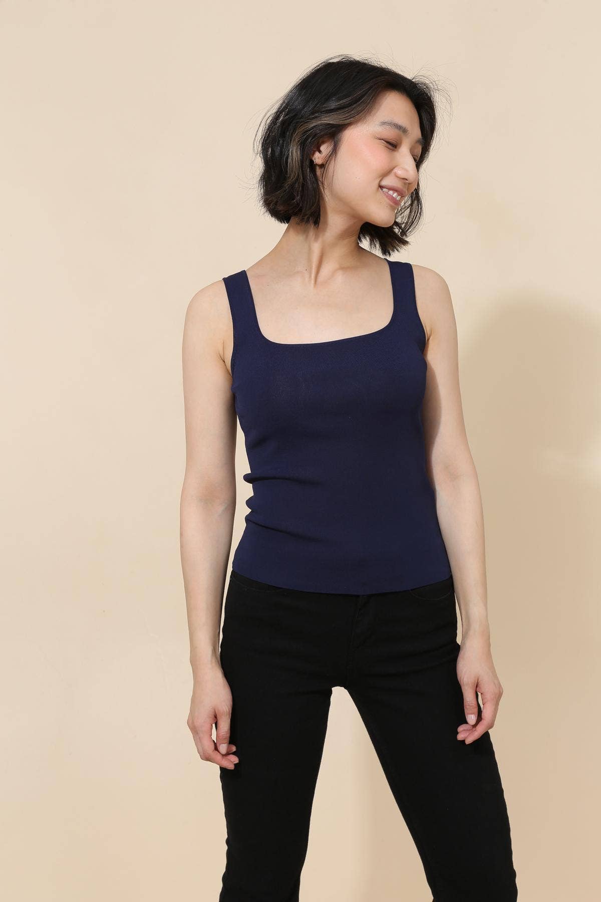 CHOKLATE PARIS – wholesale Tank top – Women′s – 2-in-1 Reversible Tank Top with V-Neck and Square Neck - 87956