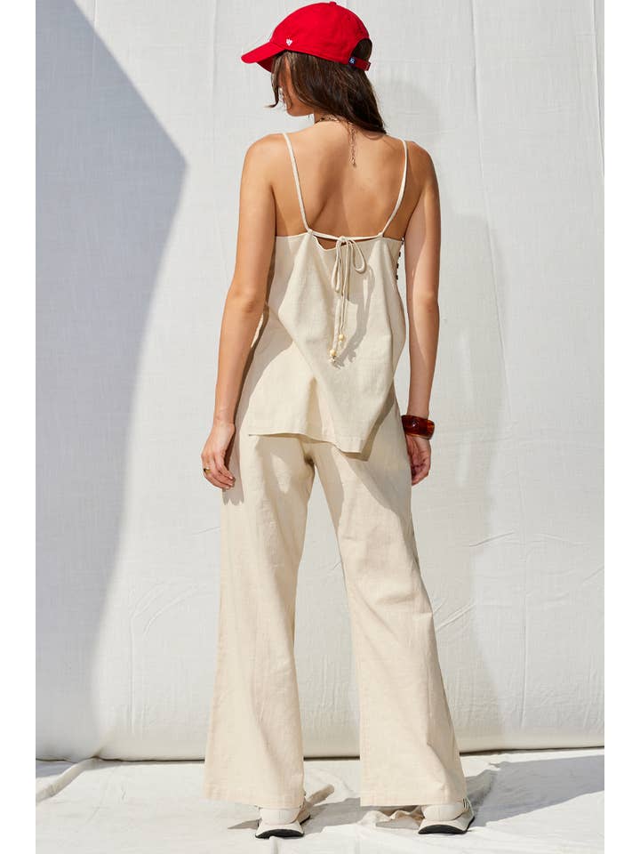 ILLA ILLA - Wholesale Top & Pant Set (NOT Loungewear) - Women's - Linen Top And Pants Set43