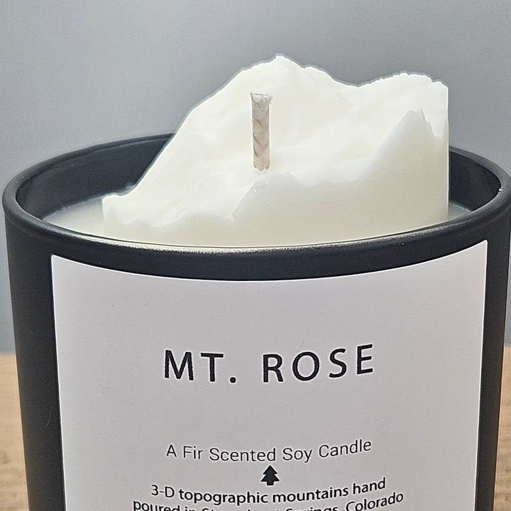 Mt. Rose Candle for wholesale by Tree Line Candle Co