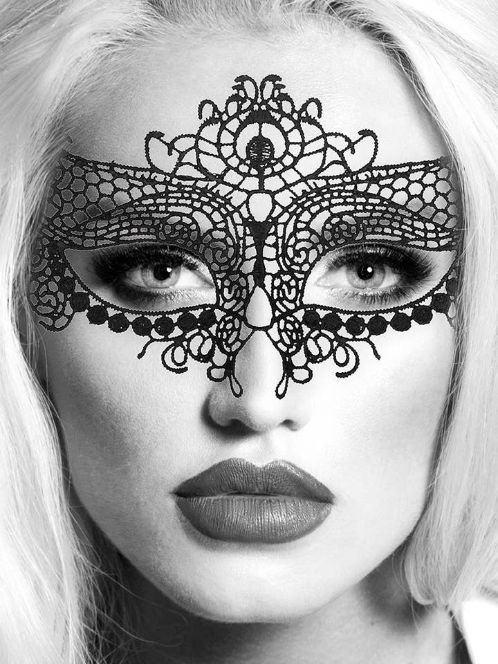 Lace Eye- Mask OU685BLK for wholesale by Shots