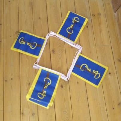 6m 20 Flagga Cumann Na Mban Bunting för wholesale av Worldwide Flags Ltd