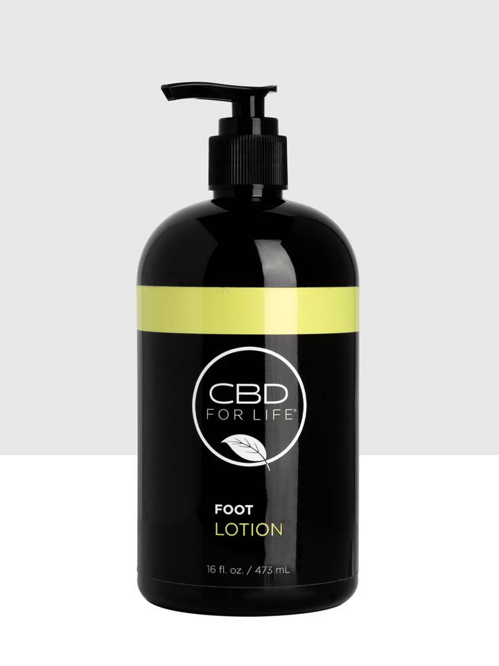 Foot Lotion 16oz for wholesale by CBD for Life