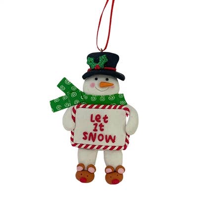 David Christopher's Collection - Wholesale Ornament Set - Sleepy time Slippers Cookie Orn. Set of 2 - 4.5" T x 2.5" W1