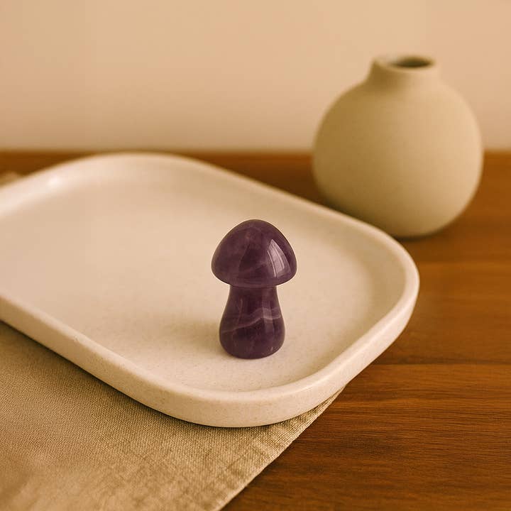 VIE - Wholesale Spiritual Stone/Crystal - Crystal Mushroom, 3.5cm34