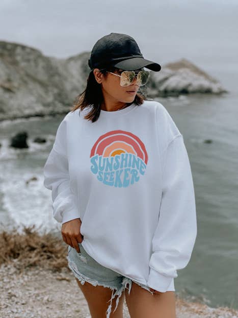 Moletom Sunshine Seeker por atacado de Wildberry Waves