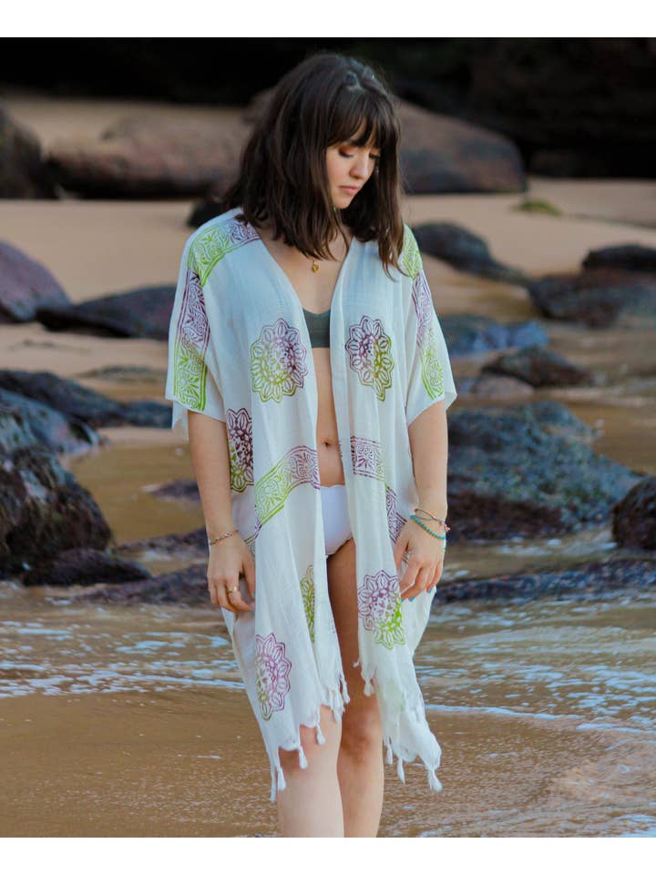 Anakiz Organic – Engroshandel Kimono - Dame – Boheme Bomuld Kimono Cardigan