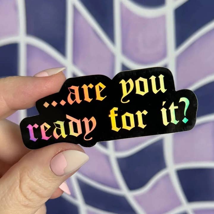 Är du redo för det? dekal för wholesale av MangoIllustrated