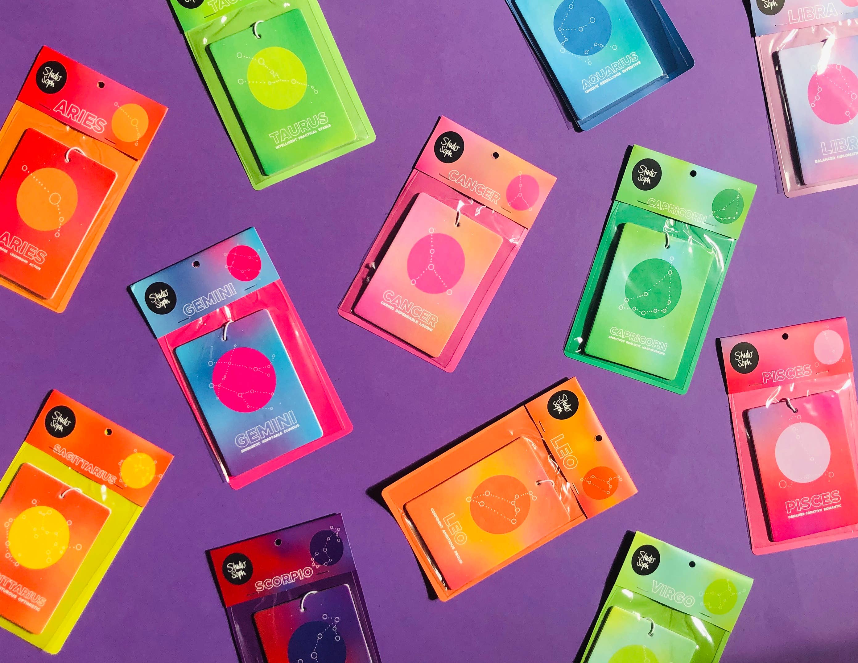 Studio Soph (We Pay Your Import Fees - We Ship DDP) – wholesale Air freshener – Zodiac Signs Astrology Air Fresheners2