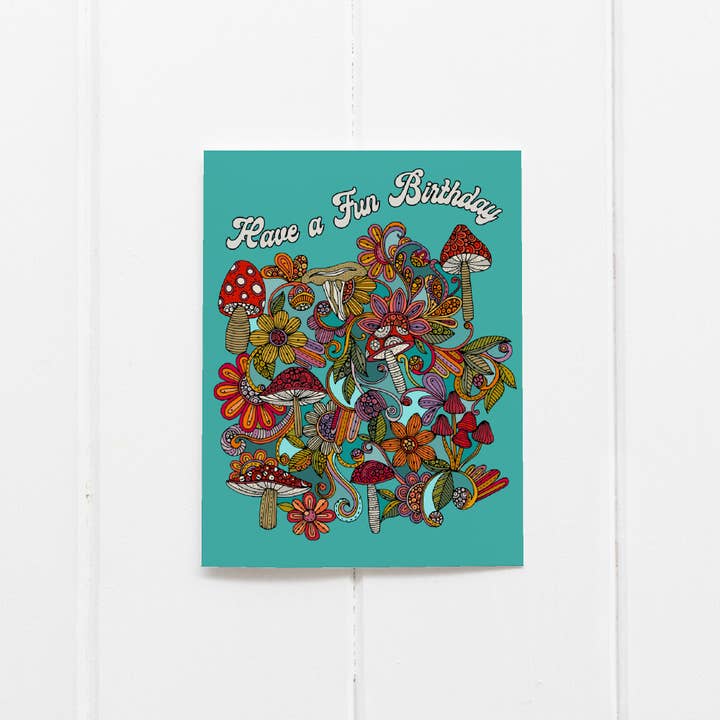 Que tengas un cumpleaños divertido (hongos lindos) para venta al por mayor de Valentina Harper