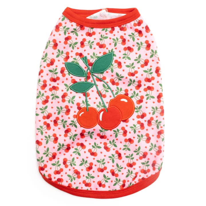 Cherries Jubilee Tee for wholesale by The Worthy Dog