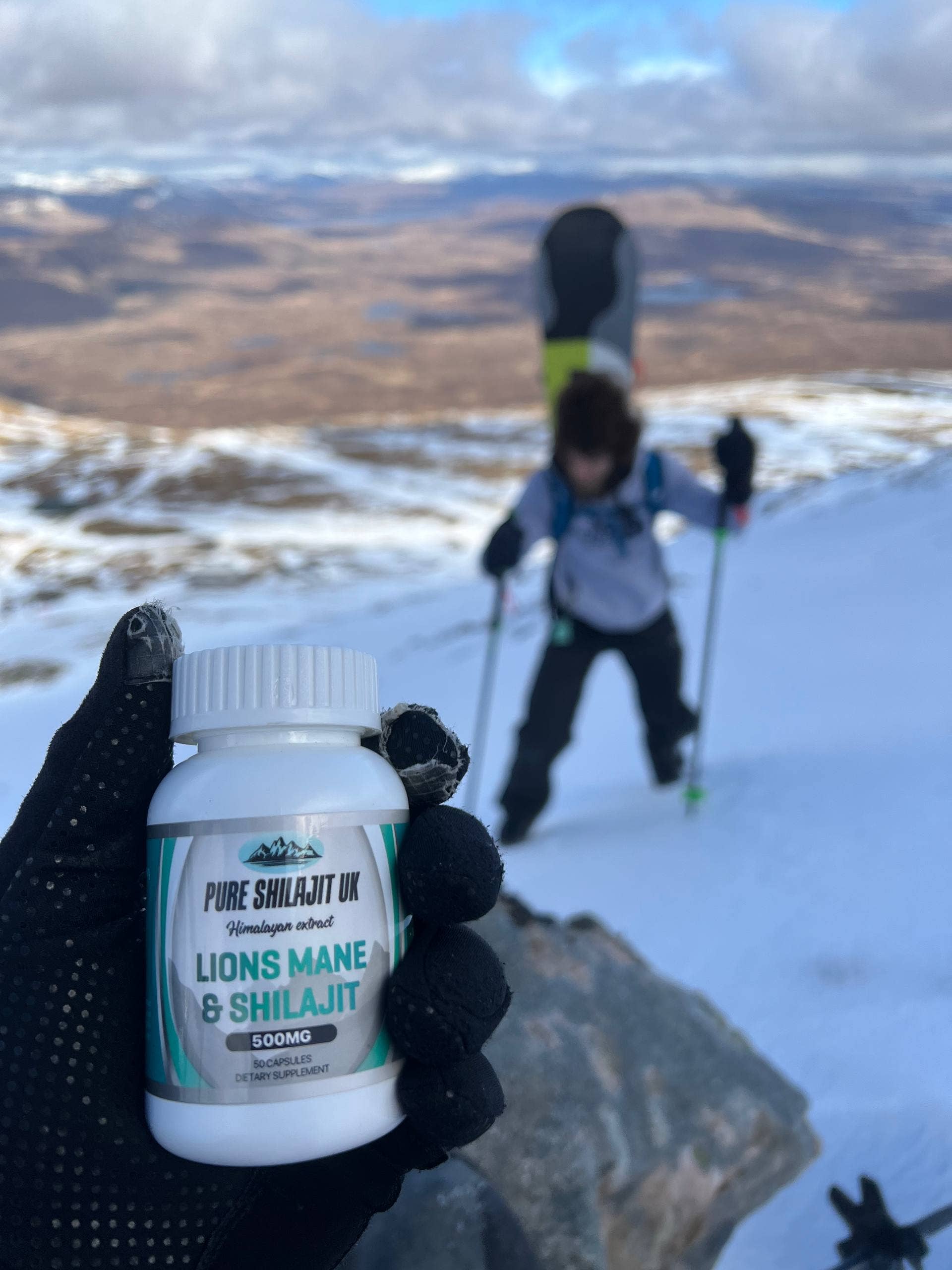 Pure Shilajit UK - Vente Supplément oral/vitamine - Capsules d'extrait pur Shilajit UK - Lions Mane & Shilajit.2