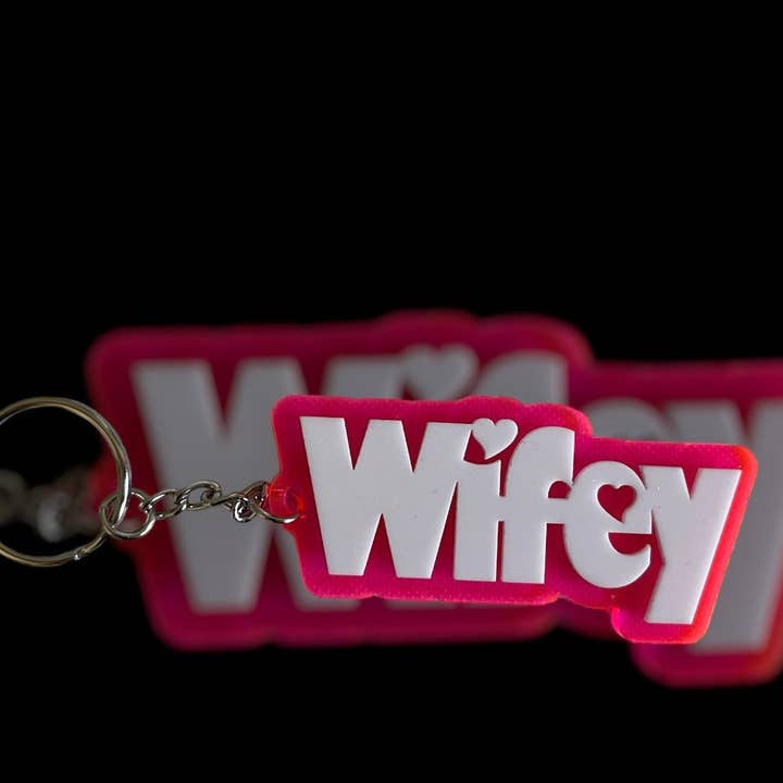 Wifey Keychain for wholesale by Cook House Of Crafts