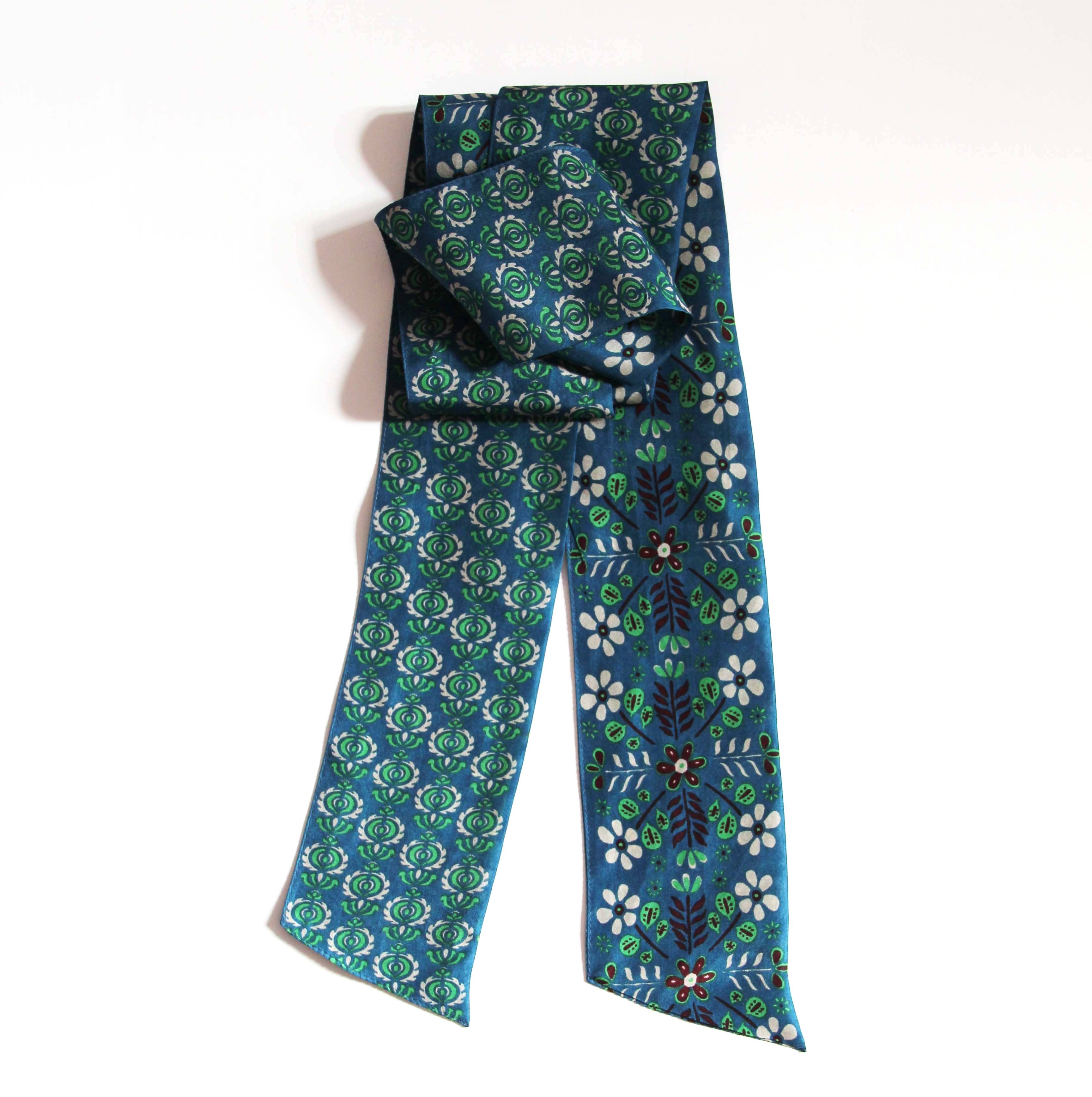 Les Belles Vagabondes - Wholesale Head Scarf - Women's - Ludmila Green Headband1