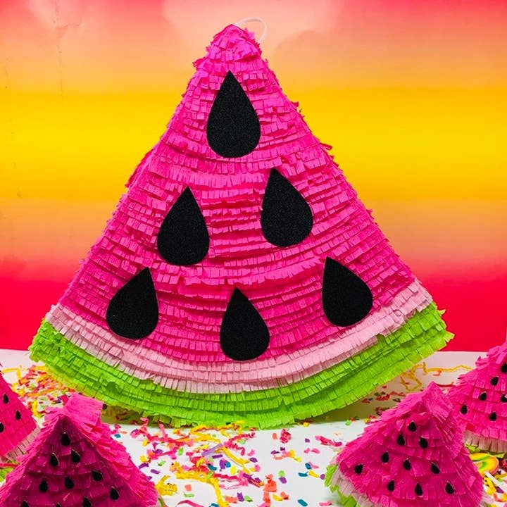 Watermelon Piñata, Mini Watermelon, 16 Inch Watermelon Piñat for wholesale by My Soiree Designs