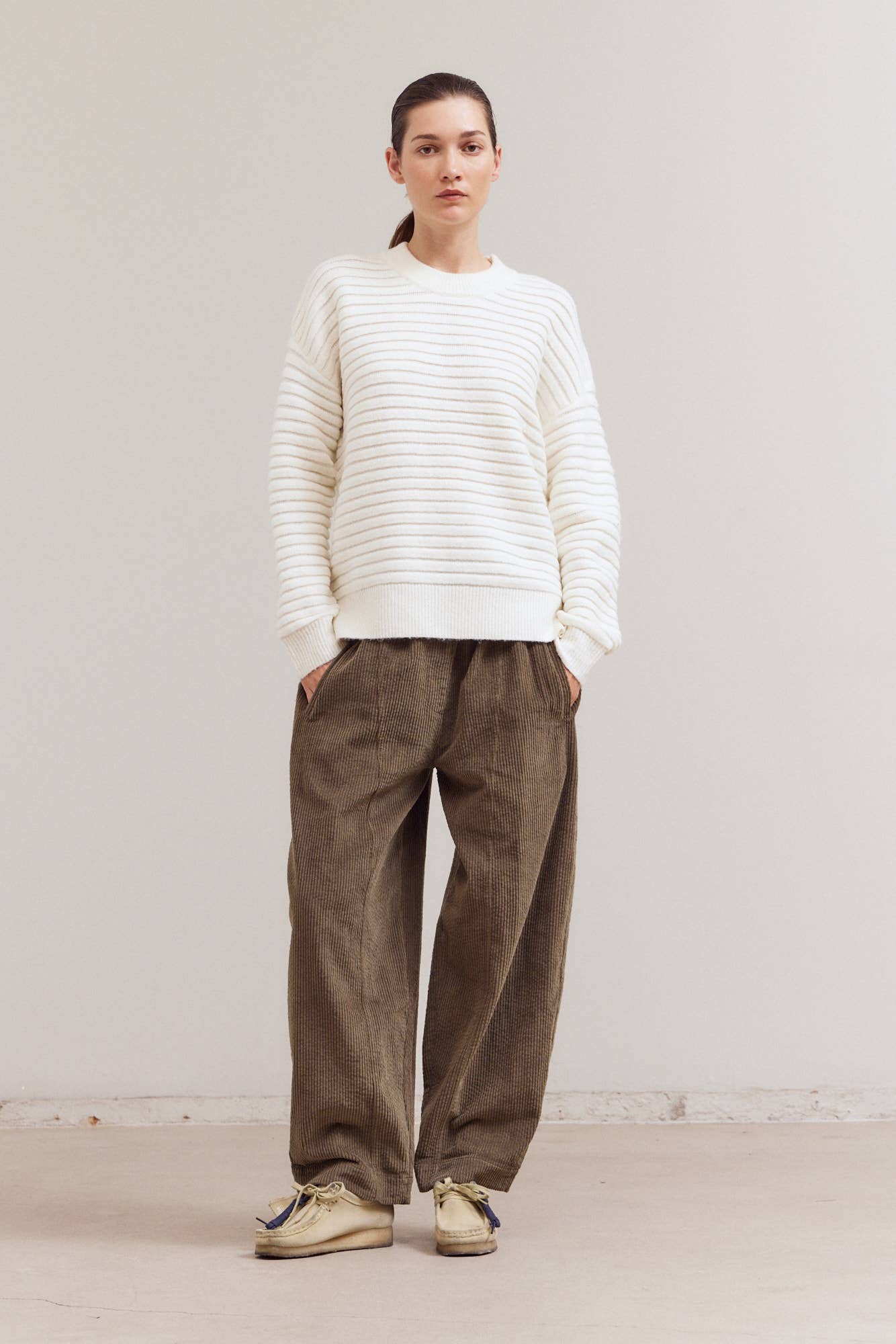 Grade & Gather - Vente Pull en maille – femme - 41735 - PULL CÔTELÉ6