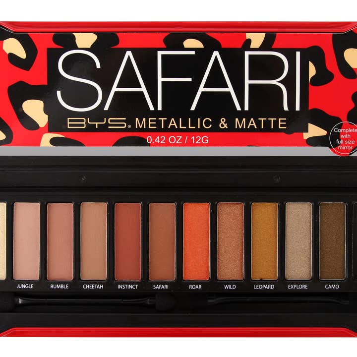 BYS Eyeshadow Palette SAFARI for wholesale by Beauty Pro