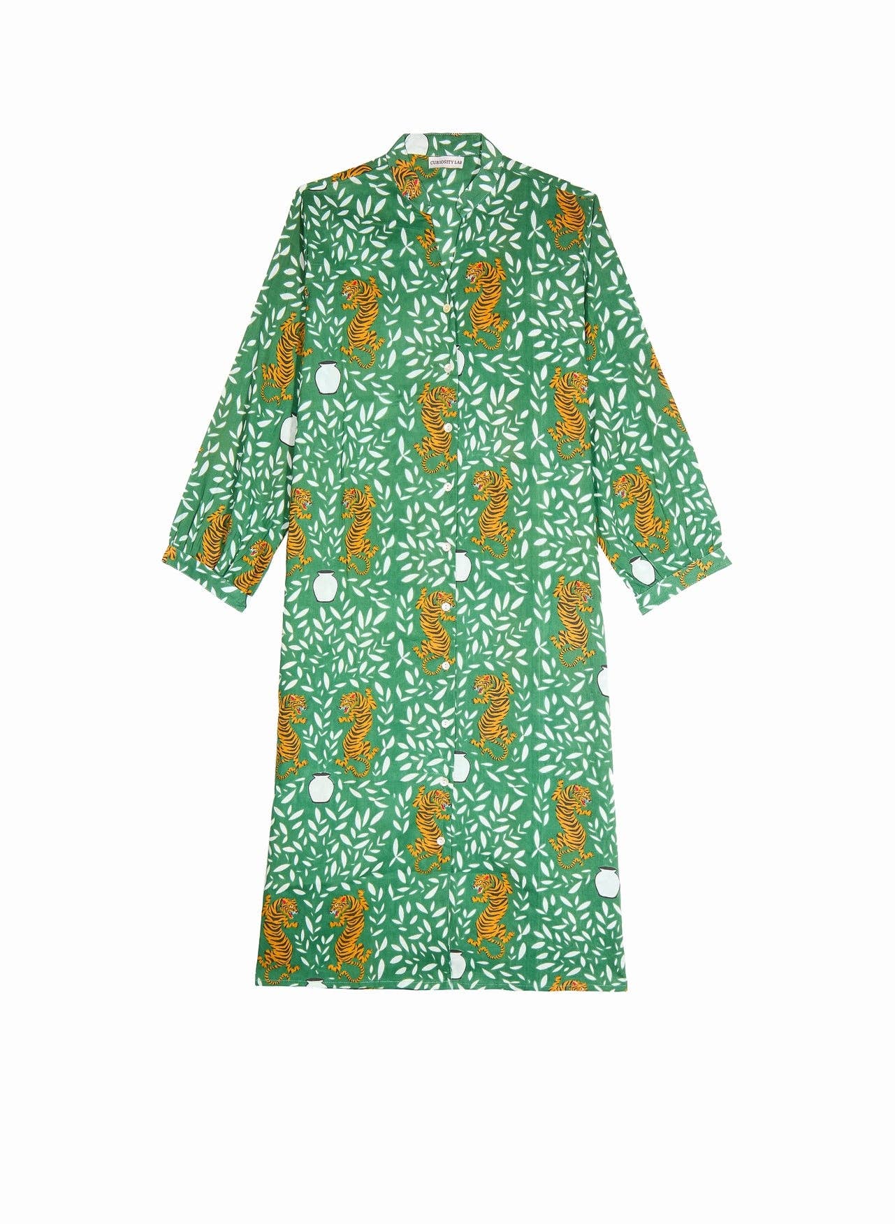 Curiosity Lab - Wholesale Dress - Women's - Night Dress Straight cut long sleeve Indian cotton6